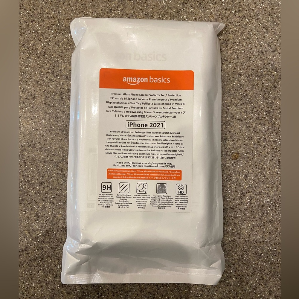 NEW iPhone Screen Protector + Application Kit - iPhone 13 Mini - 7" L x 3.62" W